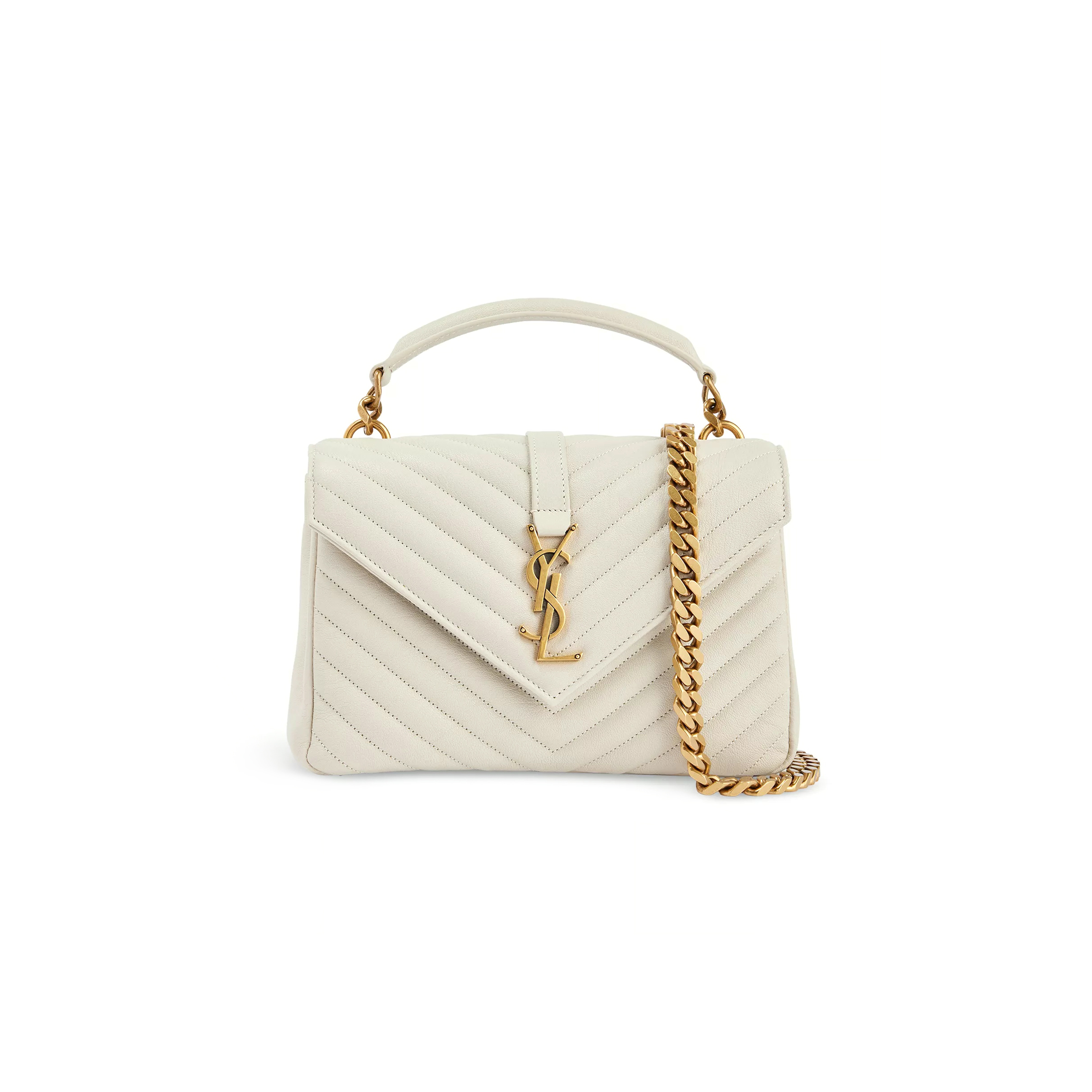 YSL COLLEGE MEDIUM IN QUILTED LEATHER 600279BRM079207 (24*17*6.5cm)